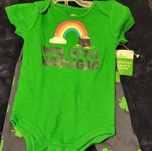 Nwt Sz 12m St. Patrick's day outfit